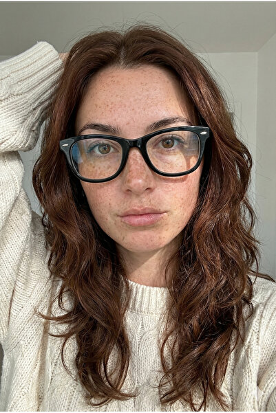 Houseofeyeris نظارات NOX ذات الإطار الأسود الشهيرة للحماية من الضوء الأزرق وح...