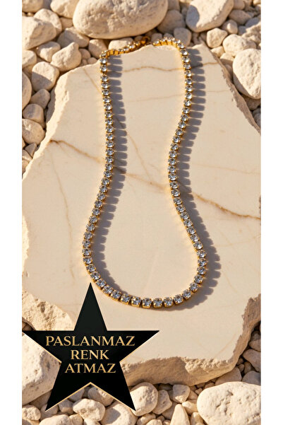 stainless steell قلادة نسائية من الفولاذ المقاوم للصدأ 316 L ذهبية اللون مضاد...