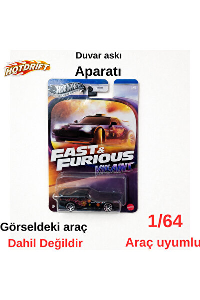 HOT WHEELS 1/64 duvar askı Aparatı 50 ad