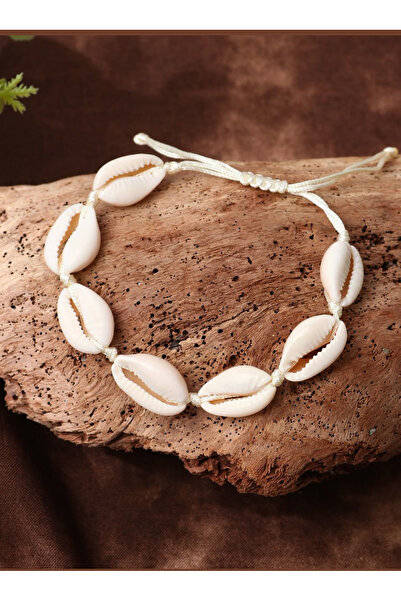 asal takı Deniz kabuklu bileklik ayarlanabilir kordon