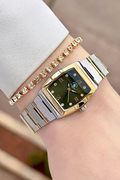 Santa Barbara Polo & Racquet Club Green Gold Metallic Color 2 Years Warranty ...