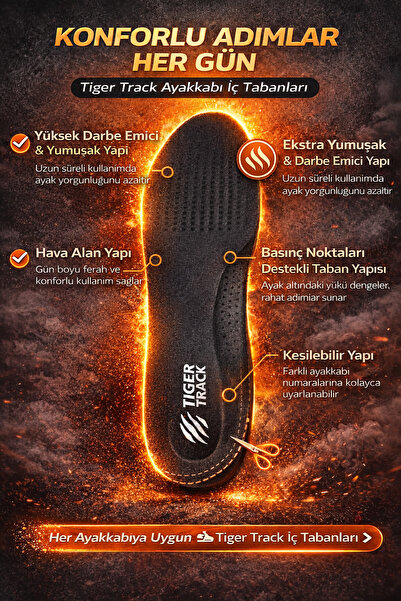 Genel Markalar FlexiStep Spor ve Günlük Kullanım için Ultra Konforlu Ortopedi...