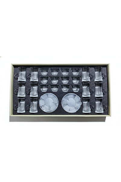 aljahwari طقم شاي وقهوة كريستال فاخر 36 قطعة AB-54800