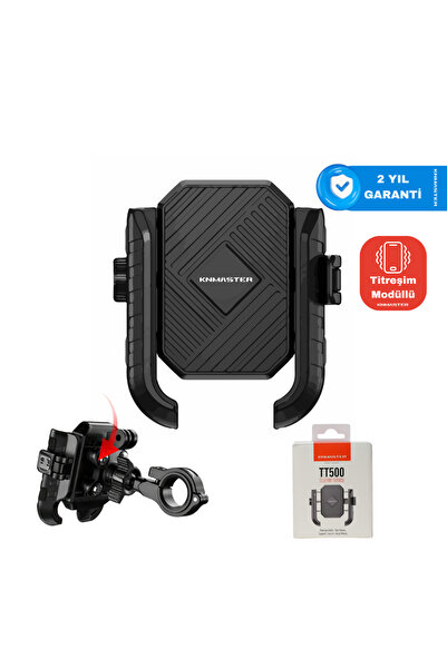 Knmaster TT-500 Titreşim Önleyicili Motosiklet Telefon Tutucu