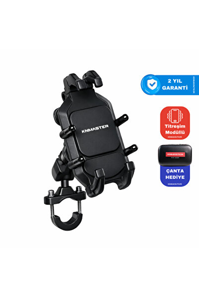 Knmaster TT-860 Titreşim Engelleyicili Tüm Motosikletlere Uyumlu Telefon Tutucu