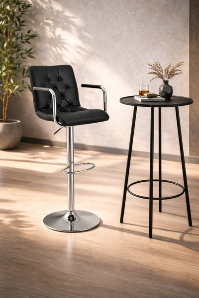 Bürocci Helen Bar Sandalyesi-siyah-9519q0101