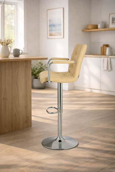 Bürocci Helen Bar Sandalyesi-krem-9519q0115