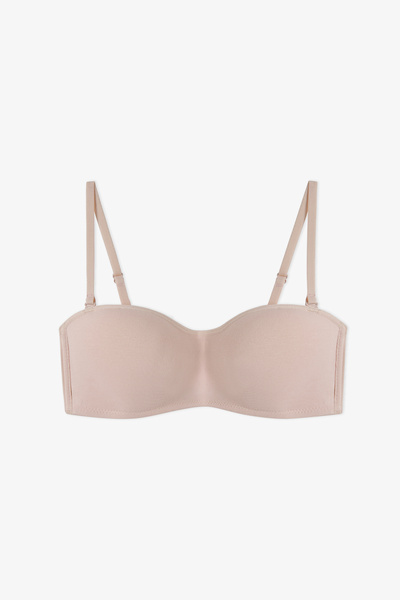Penti Light Pink Girls' Balconette Cotton Bra