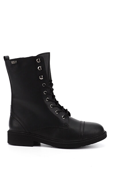 GÖNDERİ(R) Kadın Siyah Fermuarlı Kauçuk Taban Postal Bot