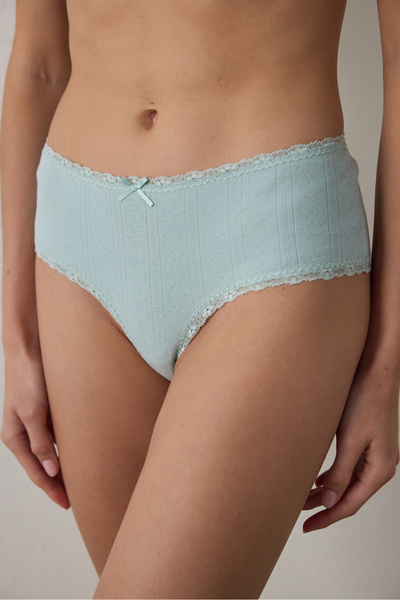 Penti Πράσινο εσώρουχο Mint Pointel Hipster