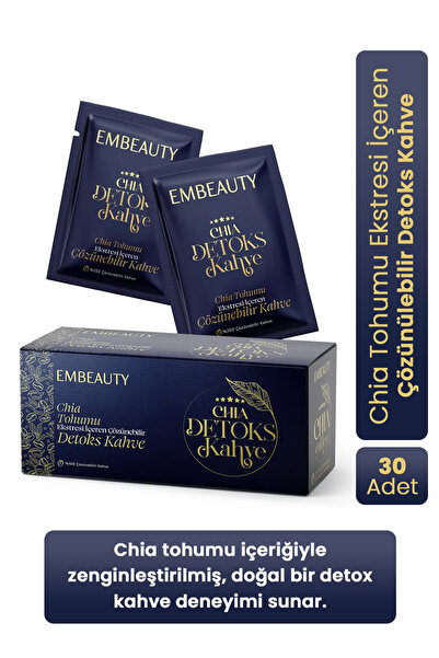 Embeauty Chia Tohumu Içeren Detox Kahve 30'lu Şaset