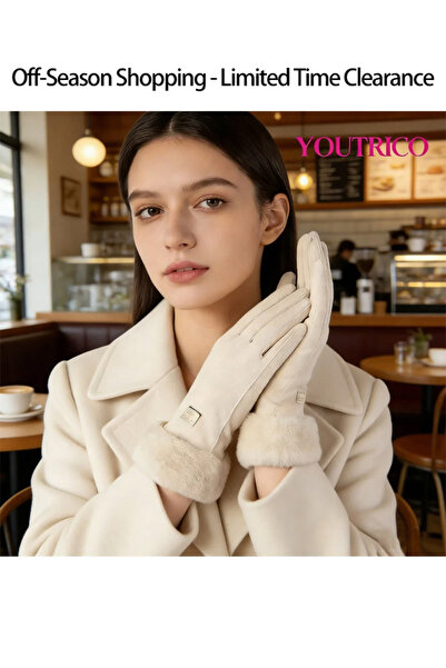 Youtrico Women's Winter Gloves, Fleece, Windproof Wrist Gloves