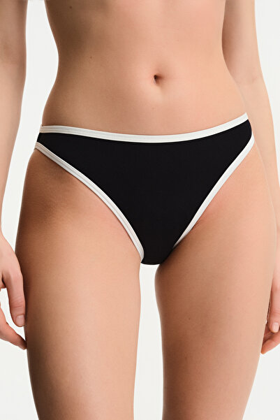 Penti Siyah Nichole Minimal Slip Bikini Altı