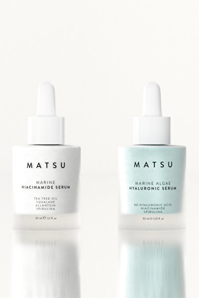 MATSU Hyalüronik Asit ve Niasinamid Nem Veren Gözenek Karşıtı 2li Serum Seti