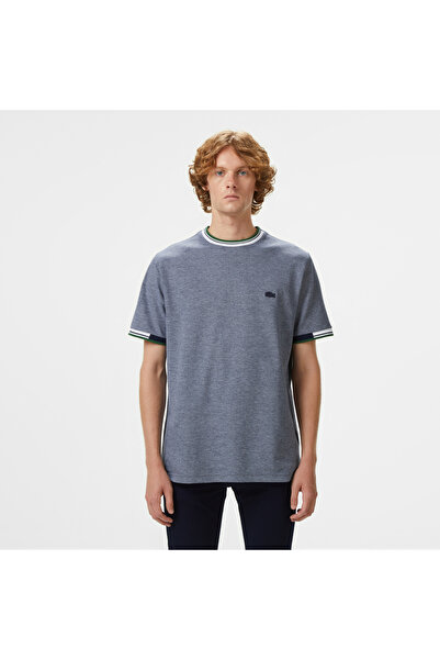Lacoste Erkek Regular Fit Bisiklet Yaka Lacivert T-Shirt