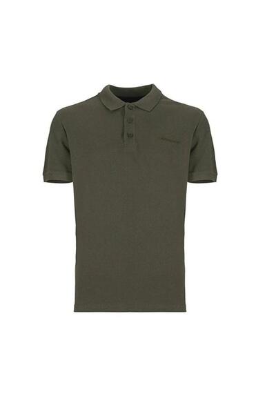 lumberjack Tricou pentru bărbați Ct953 Polo Gât culoare kaki