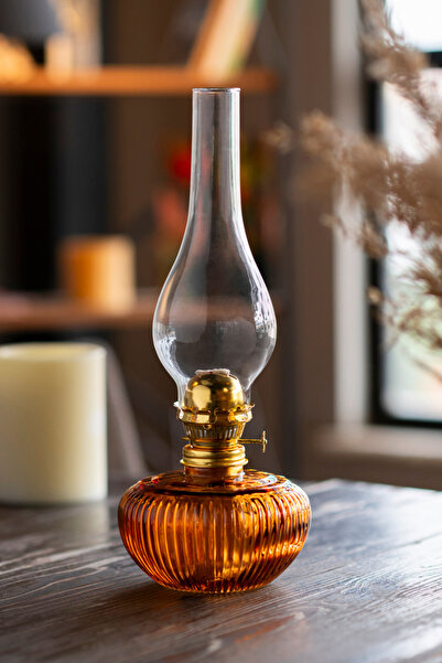 ÖZLEVENT Çizgili Gaz Lambası No:14 Amber