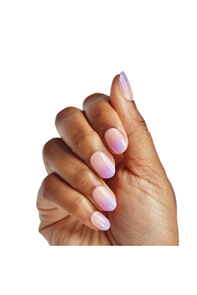 Impress Kendinden Yapışkanlı Takma Tırnak Kısa Ombre Mor