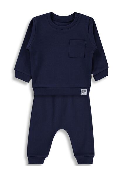 Civil Baby Süs Etiketli 2'Li Takım 6-18 Ay Takım - Lacivert