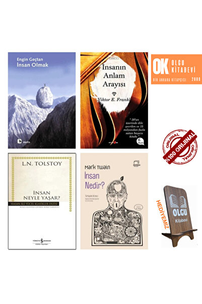 TÜRKİYE İŞ BANKASI KÜLTÜR YAYINLARI Insan Olmak Engin Geçtan + Insanın Anlam ...