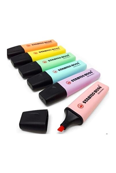 Stabilo Boss Pastel Fosforlu Kalem 6 Renk