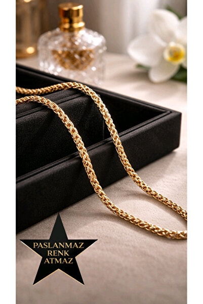 stainless steell قلادة نسائية من الفولاذ المقاوم للصدأ 316 L ذهبية اللون مضاد...