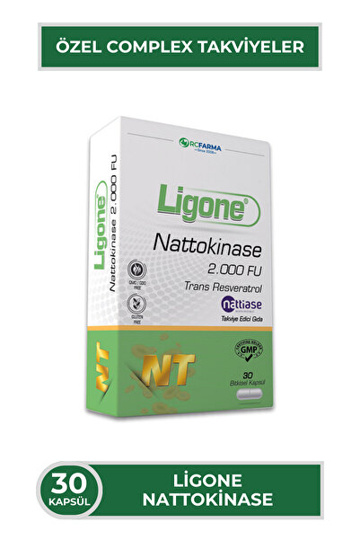 Rcfarma Nattokinase Bitkisel Kapsül 30 Kapsül