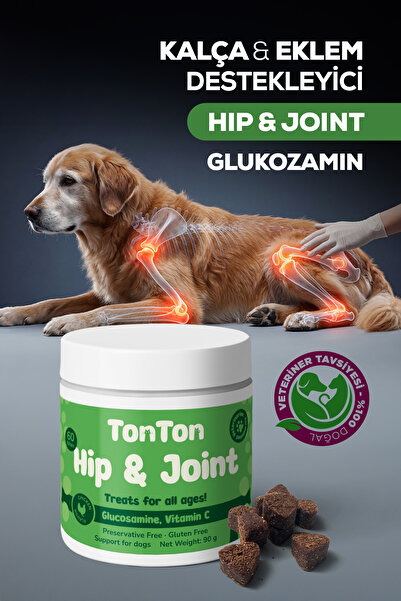 Tonton Köpekler için Glukozamin 60 Tablet Kalça & Eklem Destekleyici Hip Join...