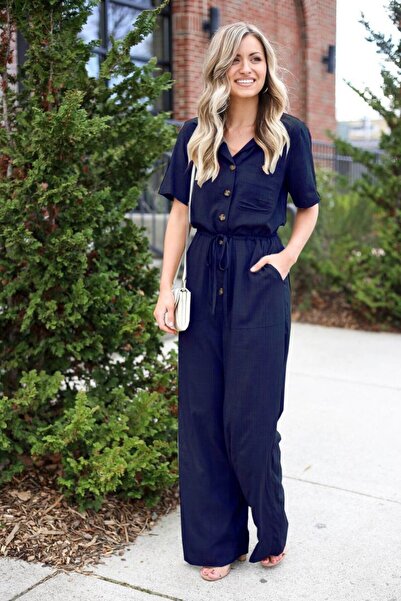 Toridas Keten Günlük Büzgülü Tulum