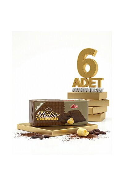 Afia Kakaolu Petibör Bisküvi 6x180 Gr