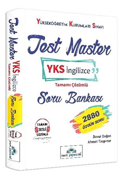 Genel Markalar Test Master YKS İngilizce Tamamı Çözümlü Soru Bankası