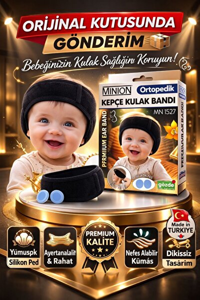 Minion Silikonlu Kepçe Kulak Bandı