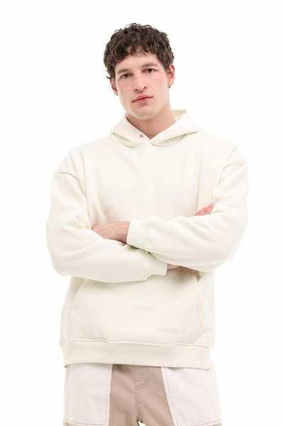 lumberjack MB ROS 17HS109 5PR Ekru Erkek Sweatshirt