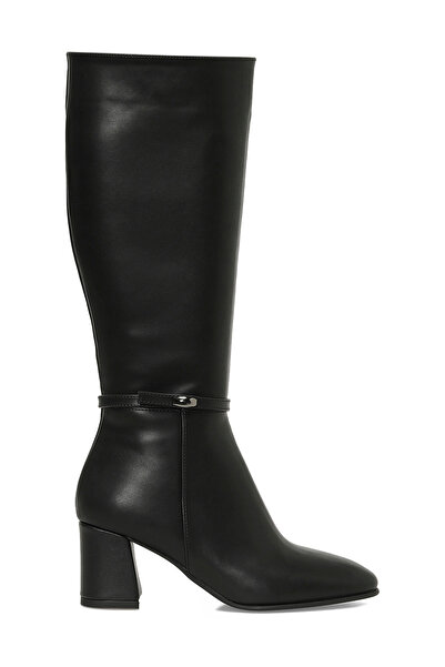 Butigo 25K-7049 5PR Siyah Kadın Topuklu Çizme