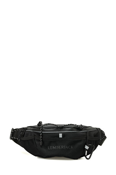 lumberjack REFLECTOR BLACK WAIST 5PR Geantă neagră unisex pentru talie