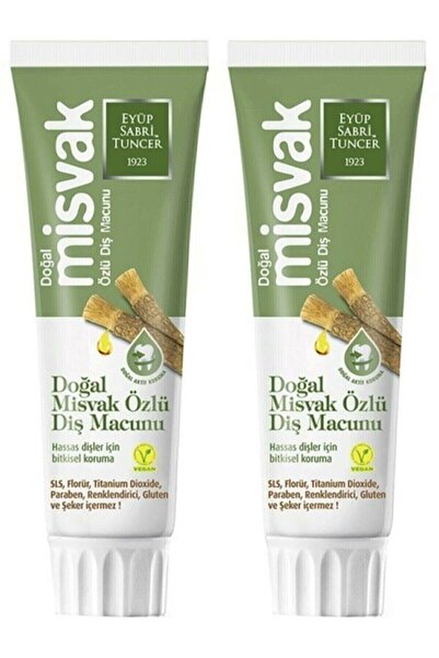 Eyüp Sabri Tuncer معجون أسنان بخلاصة المسكوك الطبيعي 90 مل * 2 حبة