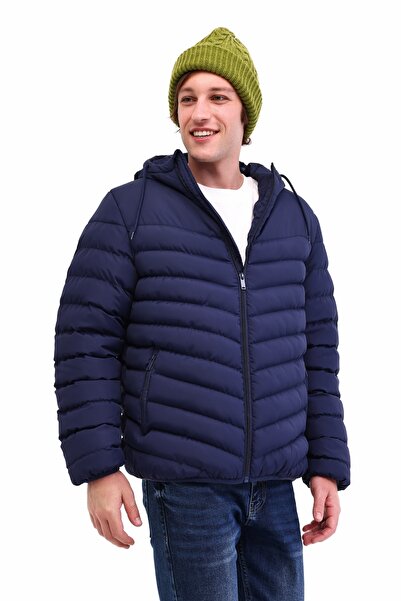 Kinetix Ml Dses 1Kx-Discot-08 5Pr Navy Blue Men's Coat