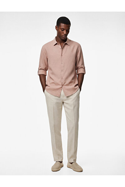 Koton Regular Fit Classic Collar Cotton Long Sleeve Shirt