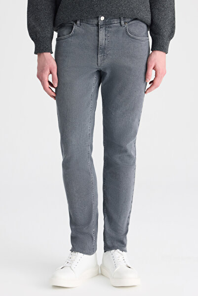 Twn Super Slim Fit Antrasit Denim Pantolon