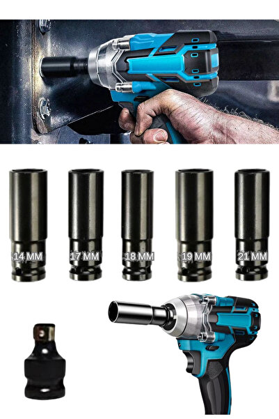 HAMMERKRAFT Bijon Somun Sıkma Sökme İçin Boru Lokma Anahtarı [13-17-18-19-21]...