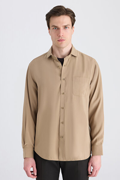 D'S Damat Cămașă simplă din nurcă Ds Damat Comfort