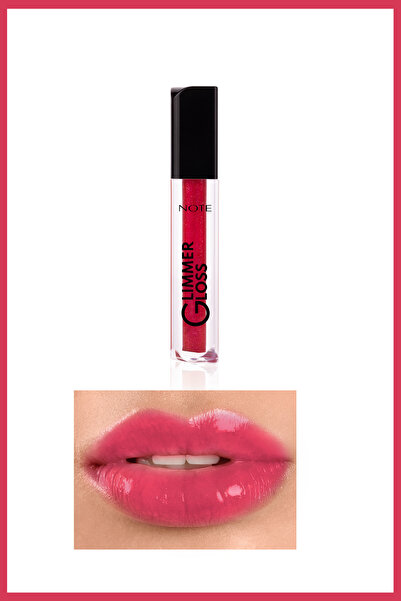 NOTE Glimmer Gloss Işıltılı Nemlendirici Dudak Parlatıcısı - 60 Cherry Girl