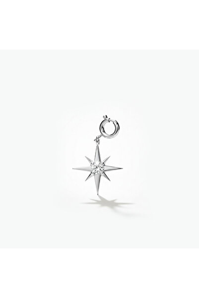 Silveranka 925 Ayar Gümüş Minimal Sirius Yıldızı Kolye Ucu Charm (kolye,bilek...