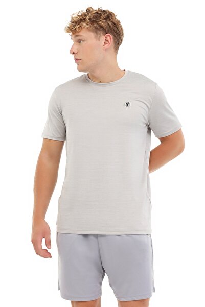 lumberjack MB CT1328 MLN T-SH 5PR Γκρι ανδρικό κοντομάνικο μπλουζάκι