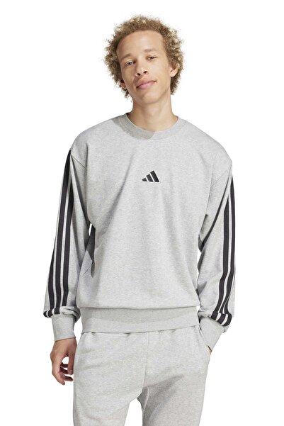 adidas M 3S ft Swt Mgrey Gray Men's Sweatshirt