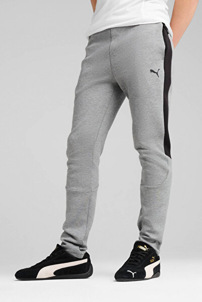 Puma Pantaloni EVOSTRIPE CORE GRI Pantaloni de trening pentru bărbați