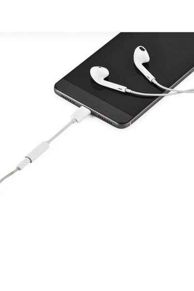 FİOPLUS Type-C to 3.5 mm Jack Headphone Converter Aux Cable Compatible with All Type-C Phones