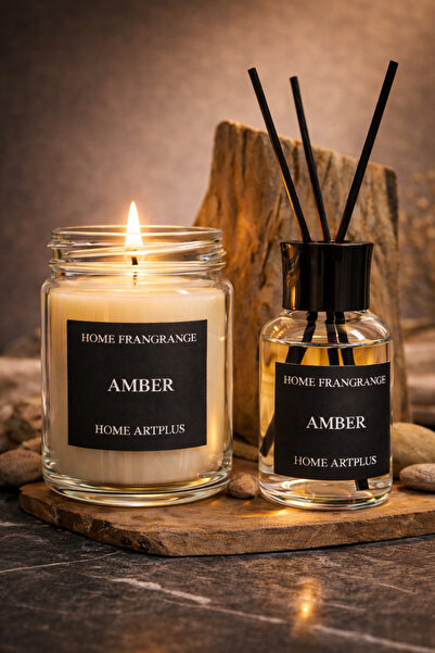 homeartplus Beyaz Renk Özel Tasarım Kokulu Mum Ve Vazo Aksesuar Seti