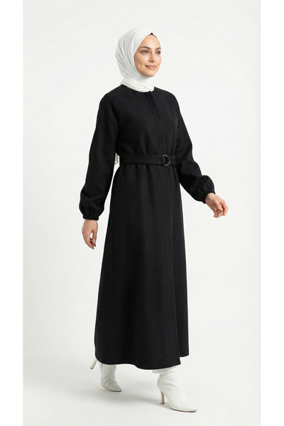 MİHRA STORE Fatoma Παλτό με ελαστικό στο τελείωμα του μανίκι και κρυφό φερμου...