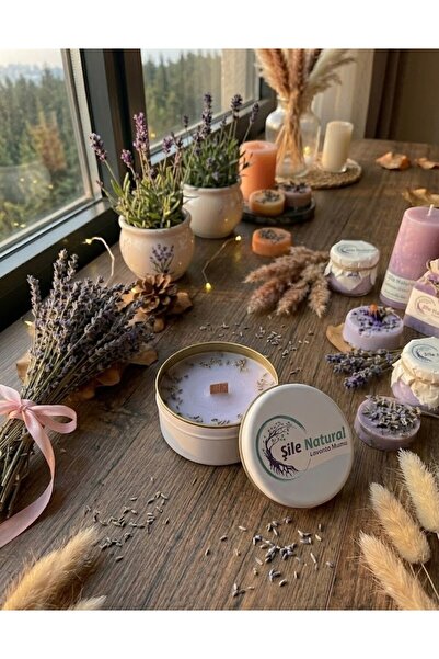 Decorative Lavender Scented Candle 80 g – For Natural Peace Seekers